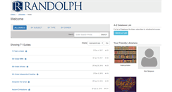 Desktop Screenshot of library.randolphschool.net